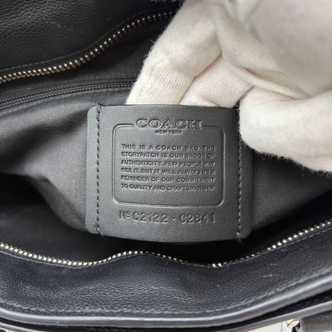 COACH ビジネスバッグ　ベケット　2way ショルダー　c2841