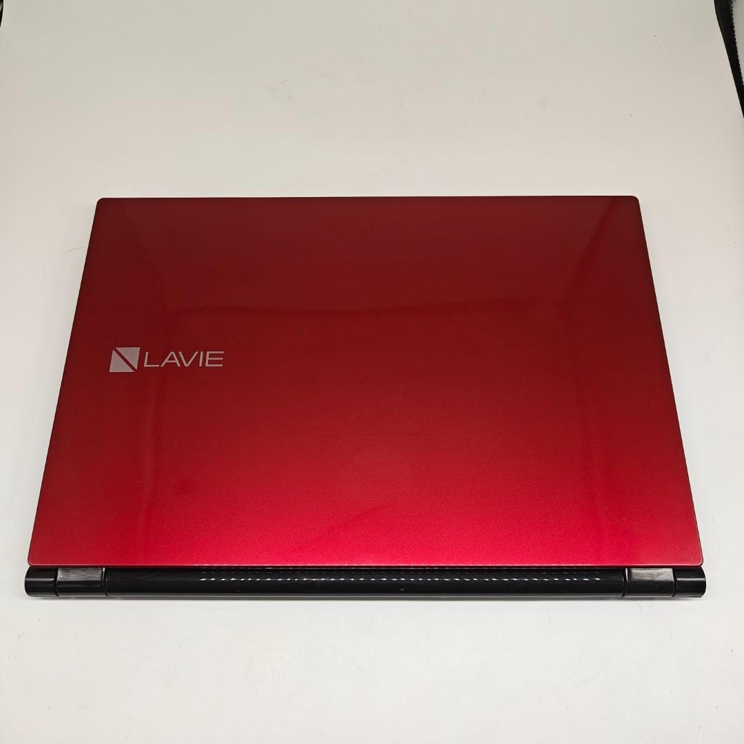 【LAVIE】NEC 高性能i7 SSD256GB 8GB レッド ノートPC