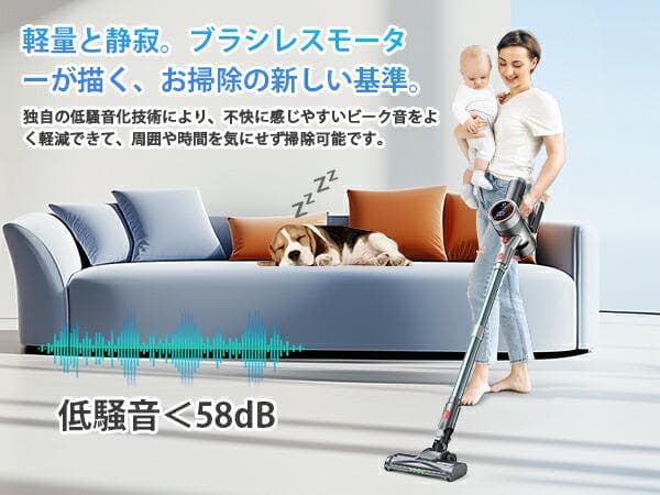 掃除機【吸引力完全進化60Kpa超強力!革新版グリーンLED