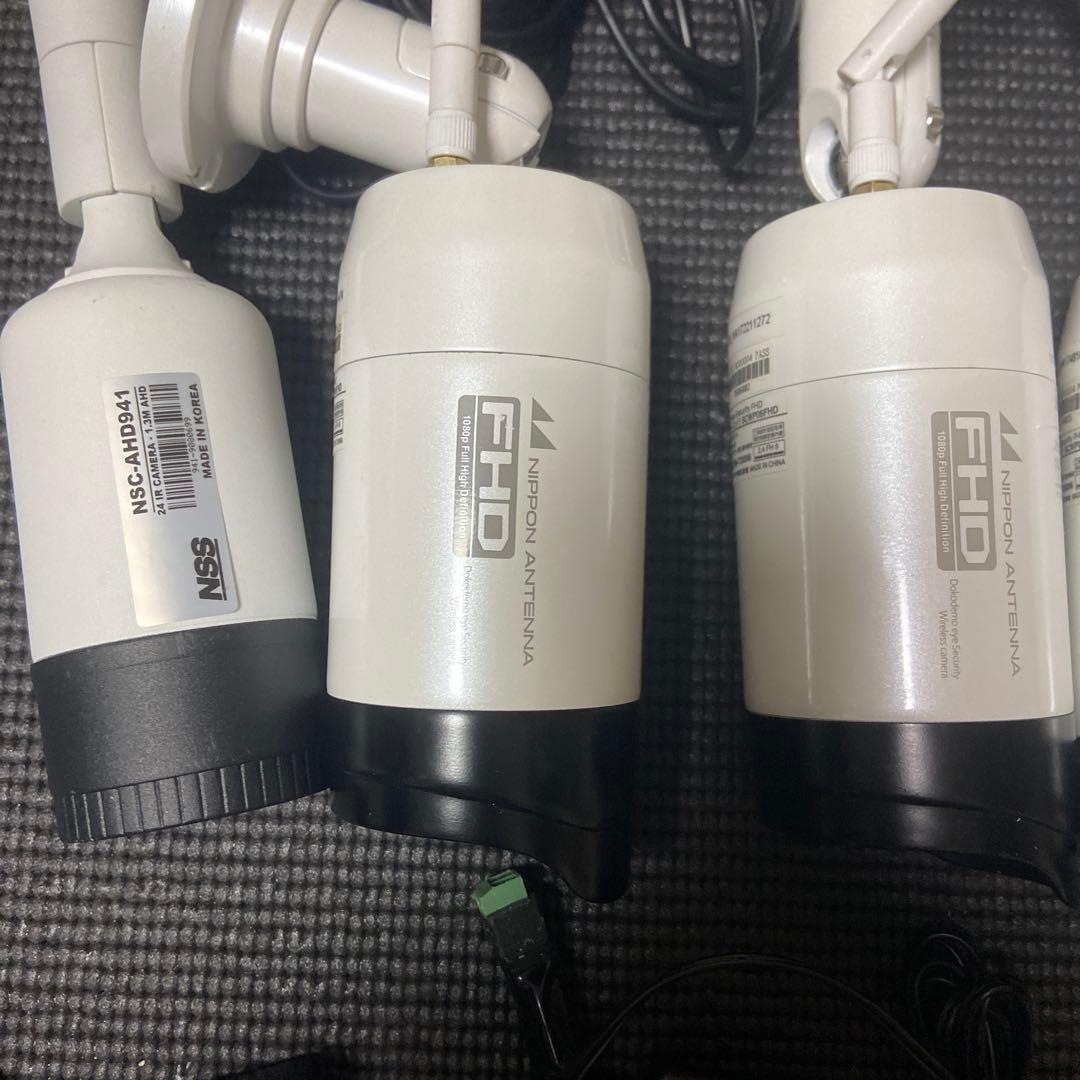FHD 防犯カメラ NSC-241B041 4台セットNSS防犯1台 ジャンク品