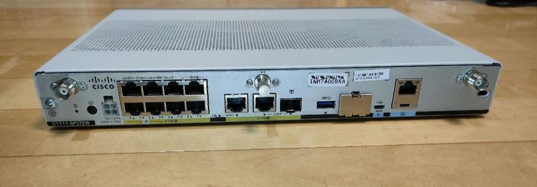 ルーター・ネットワーク機器 CISCO ISR 1111-8PLTEW