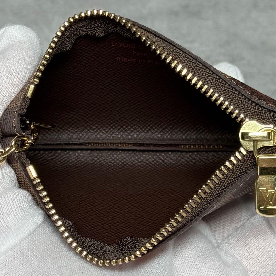 新品未使用 現行モデル ルイヴィトン ダミエ ポシェットクレ ケース