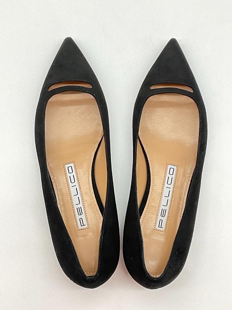 【新品】PELLICO スエードポインテッドトゥパンプス 35