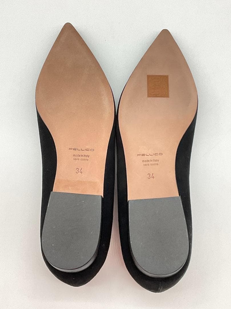【新品】PELLICO スエードポインテッドトゥパンプス 35