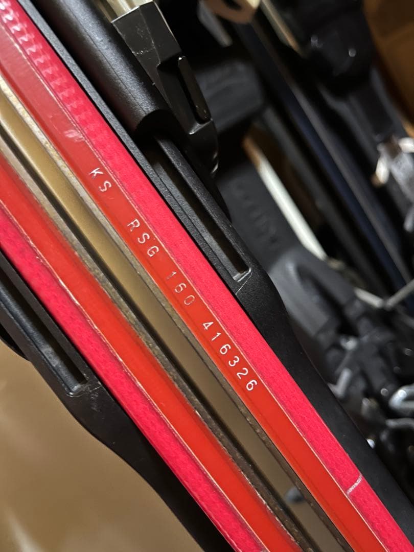 スキー板 OGASAKA KEO's レッド/ブラック