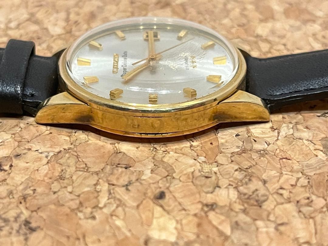 ジャンク品シチズン スーパーデラックス デイト14K GOLD FILLED