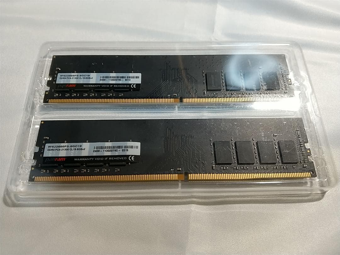 【動作確認済】panram 16GB (2 x 8GB) DDR4 2666
