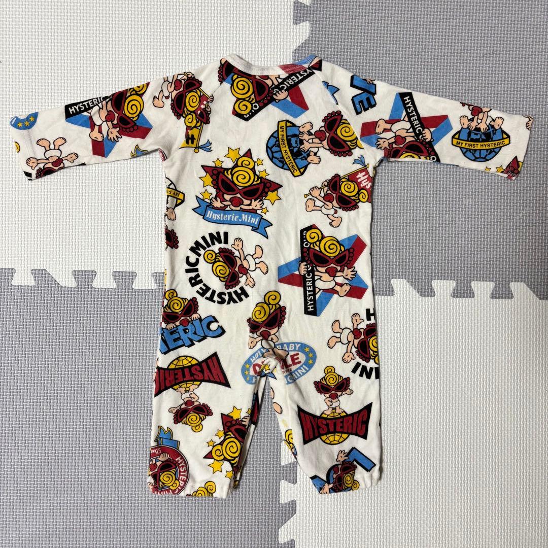 ヒステリックミニ　長袖　ロンパース　総柄　60 70 80 ベビー　4点セット