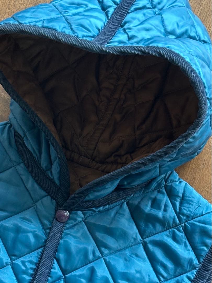 美品 国内正規品 LAVENHAM ラベンハム フーデット リバーシブル ベスト