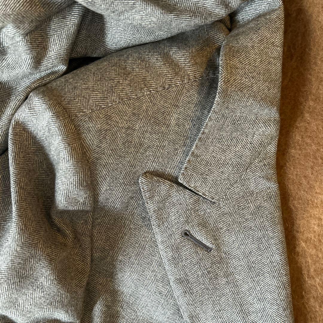 Raffaele Caruso ダブルブレスト チェスターコート グレー