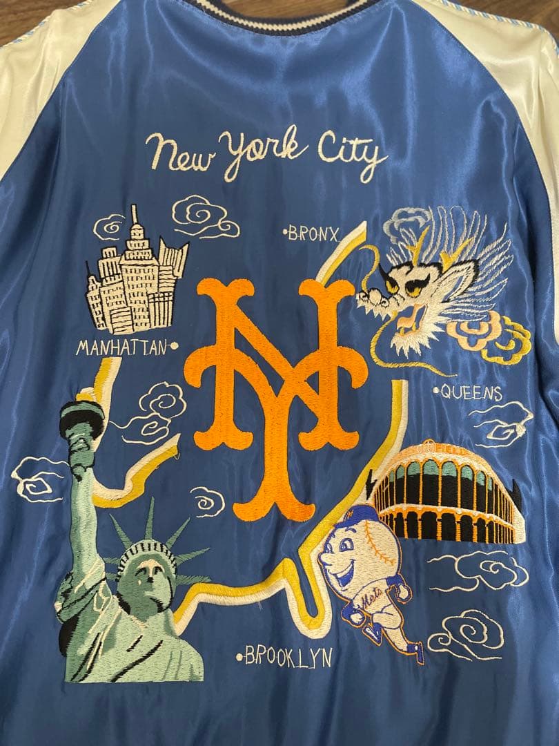 テーラー東洋×BEAMS別注 MLB ニューヨークメッツ　スカジャン　希少サイズ