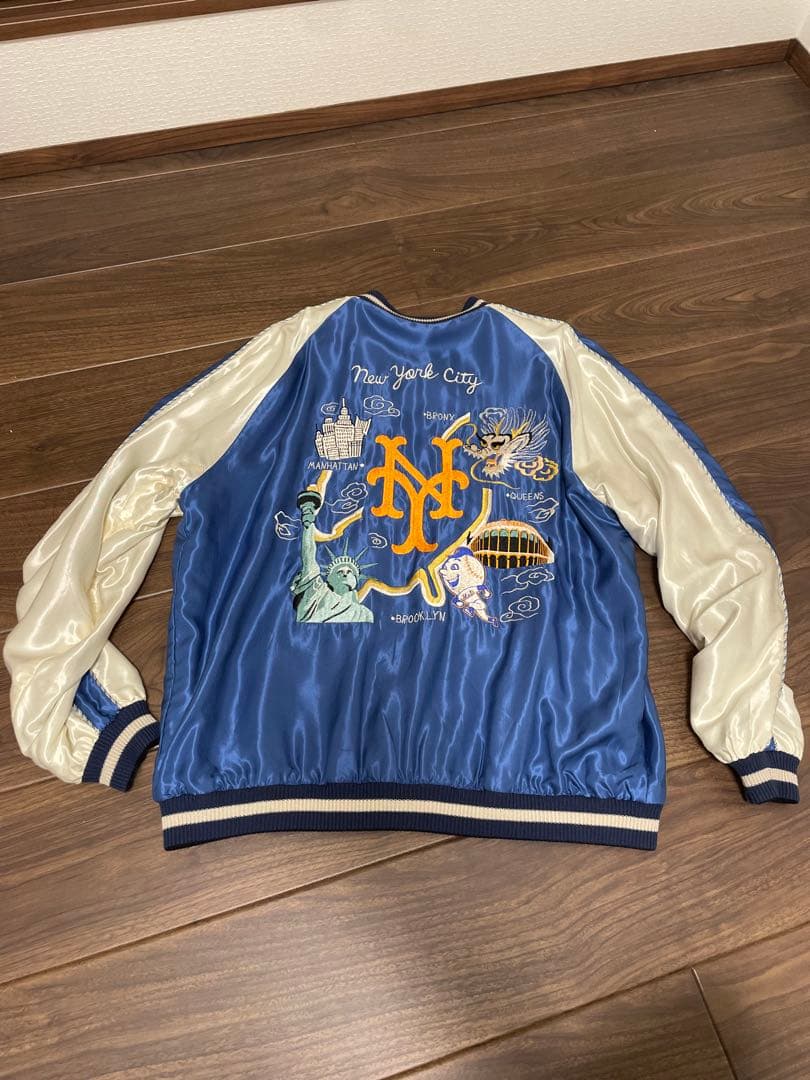 テーラー東洋×BEAMS別注 MLB ニューヨークメッツ　スカジャン　希少サイズ