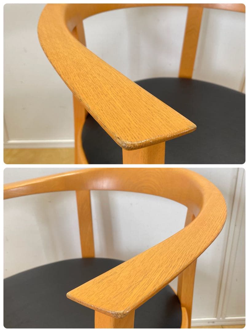 座面張替 カンディハウス アームチェア 椅子 チェア イス 北欧スタイル レザー