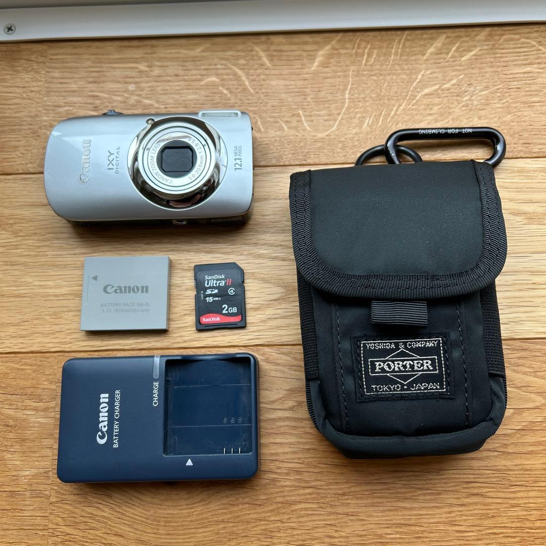 Canon IXY510IS シルバー 動作品