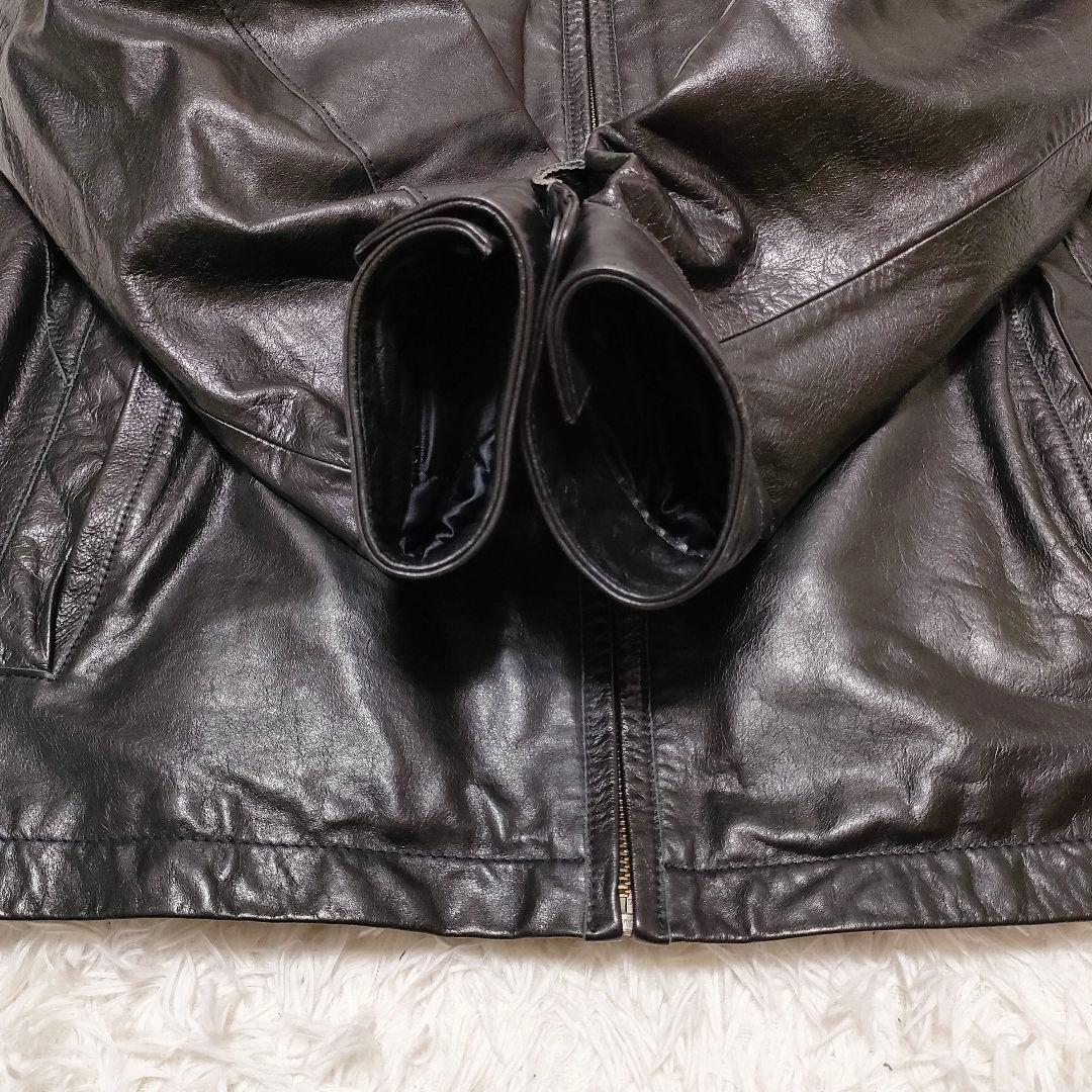 GAP　00s　名作　カウレザー　ジャケット ブラック　L
