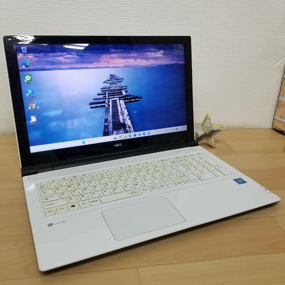 大容量 Win11 DVD再生可 即使用可ノートPC NEC (E3374)