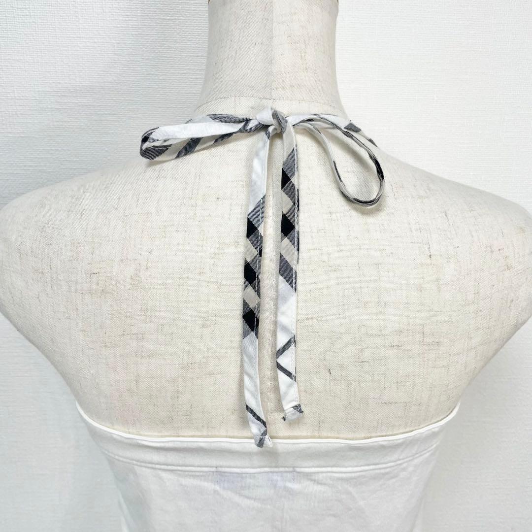 y2k❤️ BURBERRY BLUE LABEL ホルターネック トップス