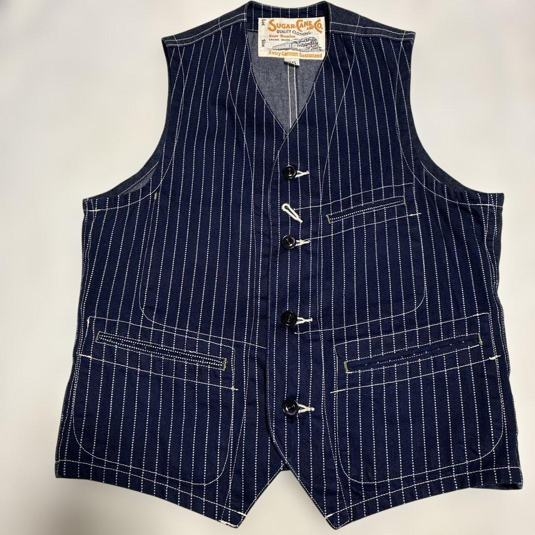 SUGAR CANE クォバッシュベスト サイズ36