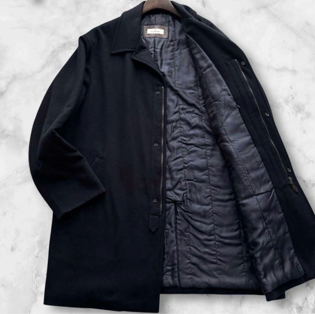 極美品✨エルメネジルドゼニア 最高級革タグ カシミヤ100% チェスターコート