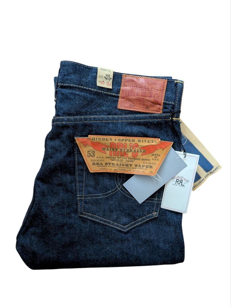 新品タグ付き RRL BEAMS別注 ダブルアールエル ビームス デニム