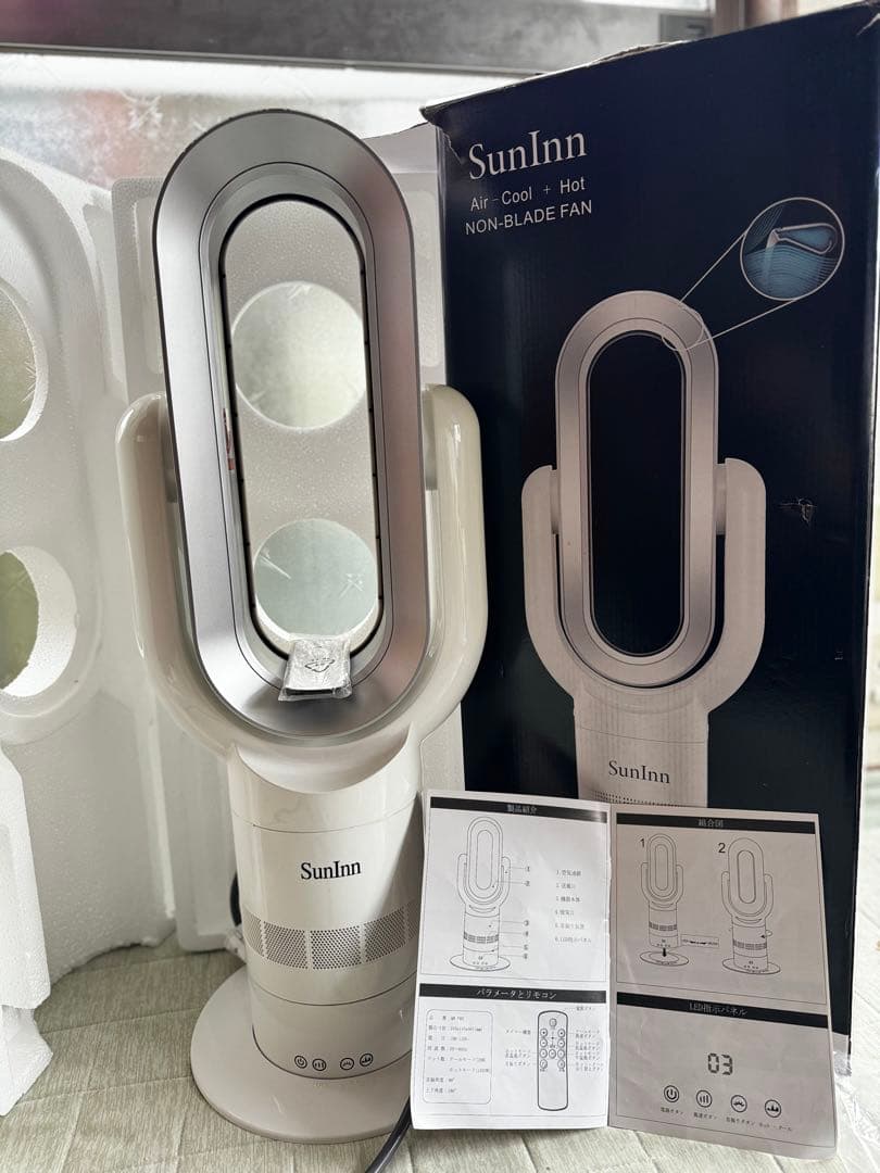SunInn ファンヒーター、セラミックヒーター、冬と夏用