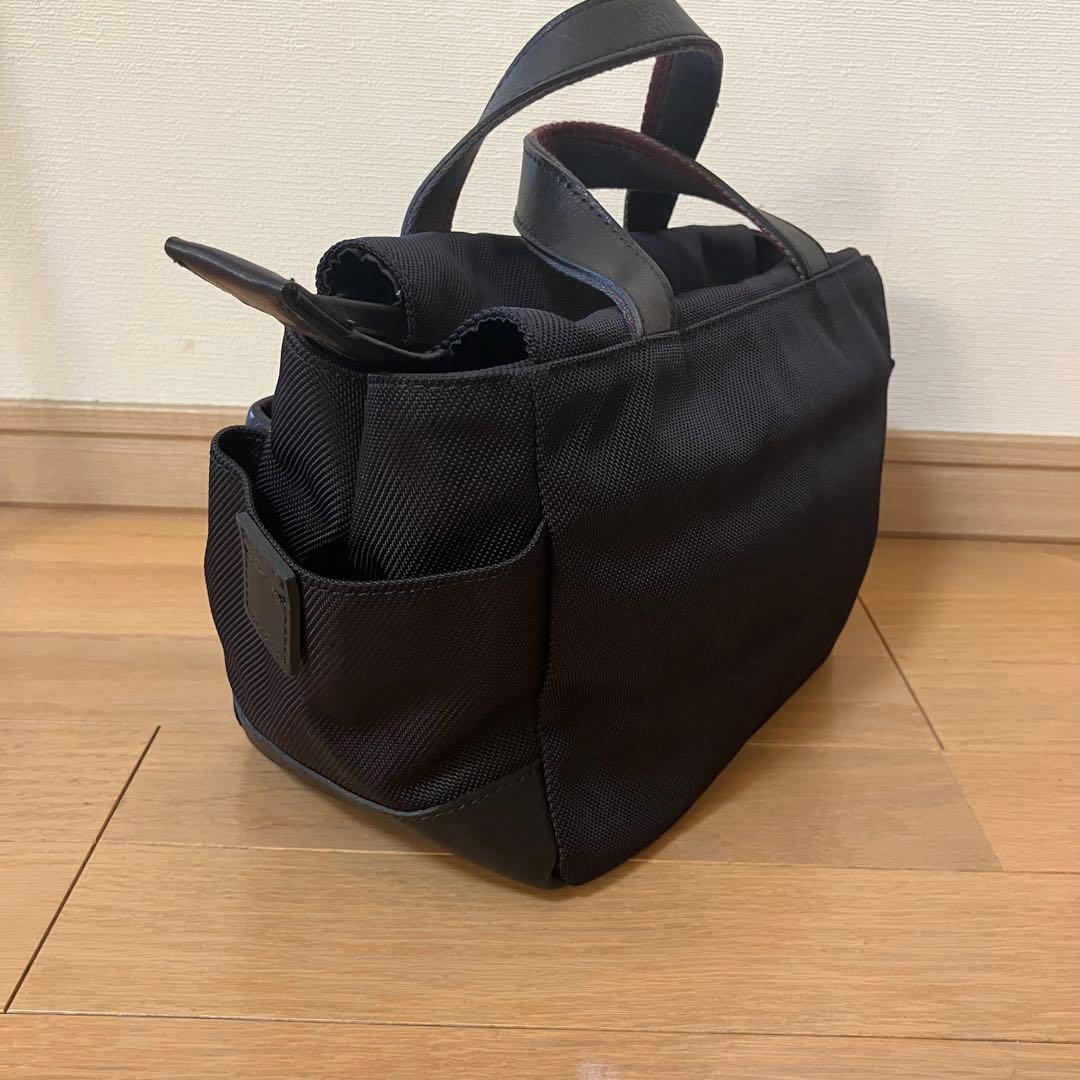 【美品】アニアリ　aniary ミニトートバッグ　　メンズ　ブラック 黒