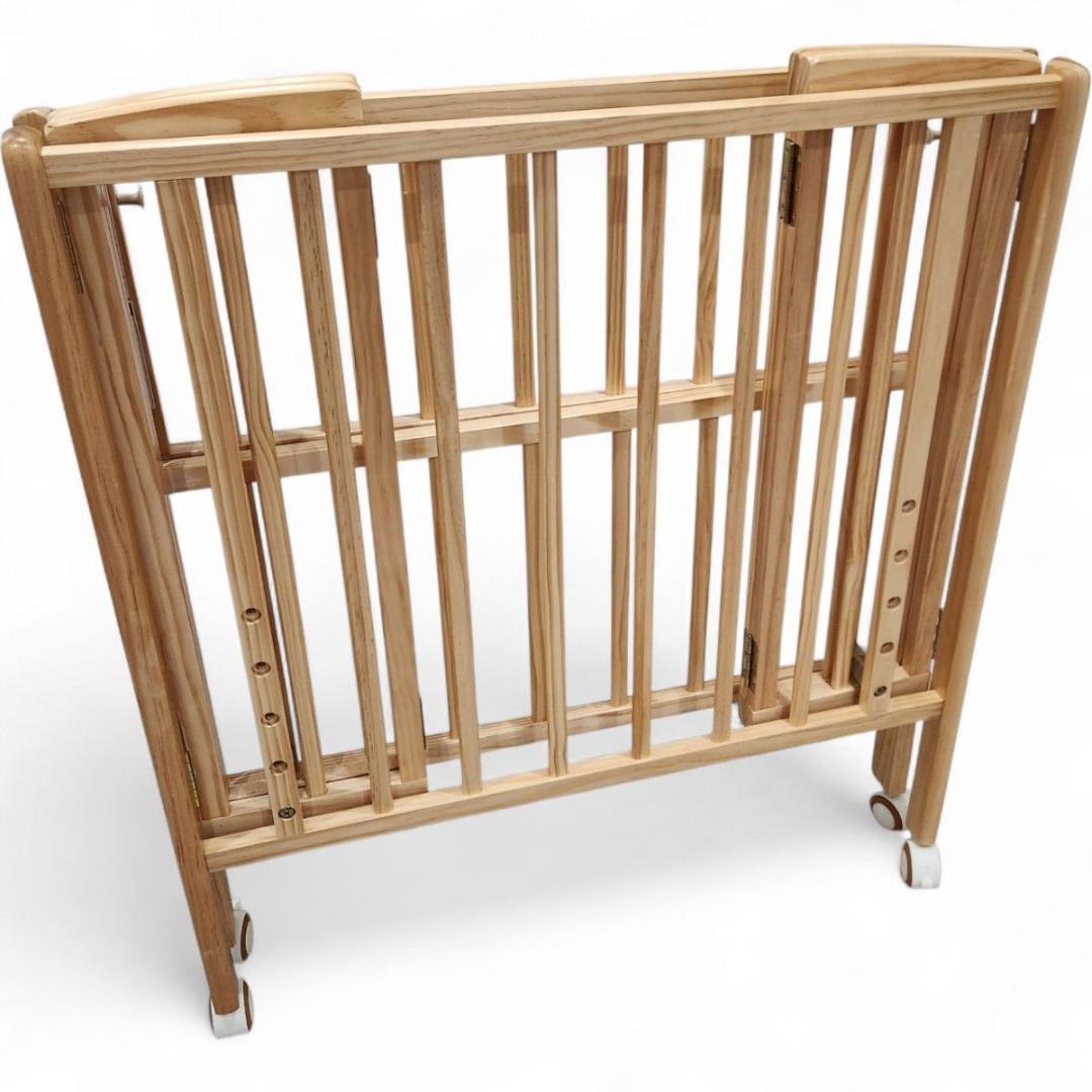 美品 大和屋 liliito リリト ベビーベッド 折り畳み 箱あり 付属品完備