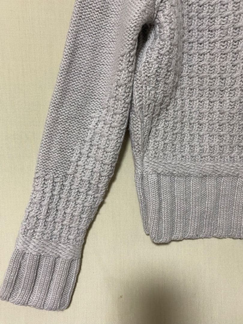 MONCLER GRENOBLE タートルネックニット　セーター　ロゴ付き　S