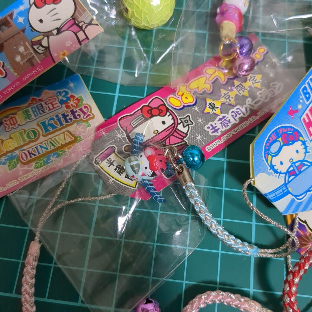 ハローキティ　ご当地根付けストラップ　まとめ売り/O