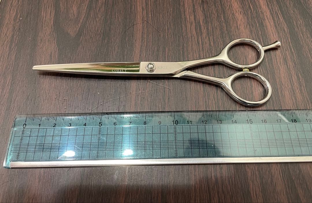 KIKUI コバルト　カットシザー　6.5インチ　メガネタイプ　美容　理容