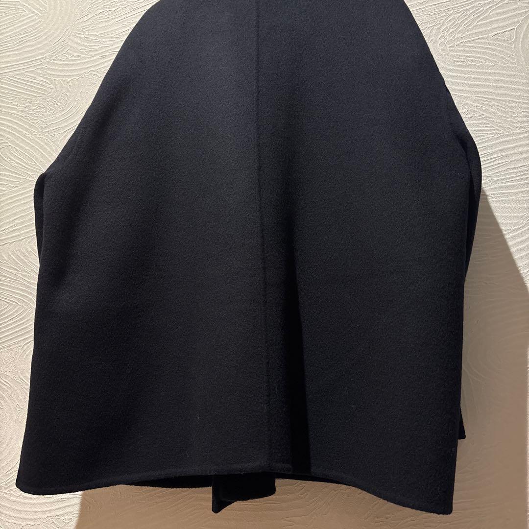 プレミアムウールリバー オープンカラーショートコート