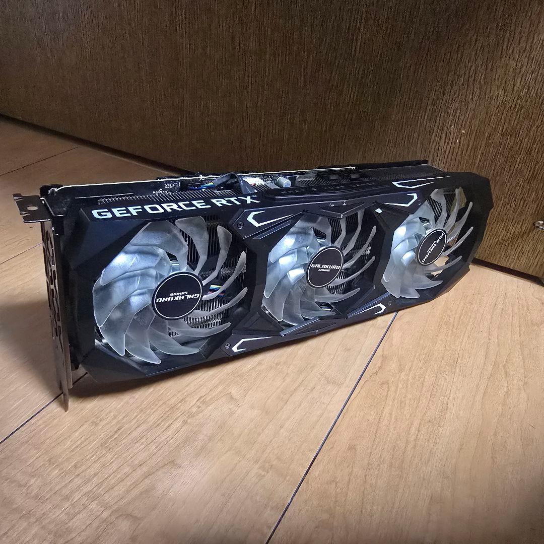 グラフィックボード・グラボ・ビデオカード Geforce RTX 3070 GALAKURO Gaming