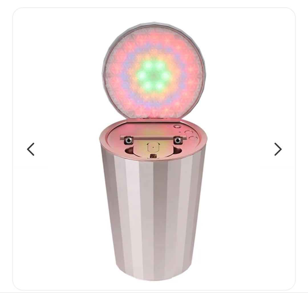 フェイススチーマー 多角形デザイン グラデーションシルバー