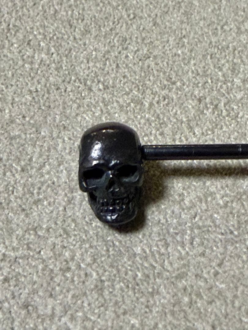 ★激レア ピンホールスカルシャツ 06AW Noir期 ナンバーナイン　ドクロ