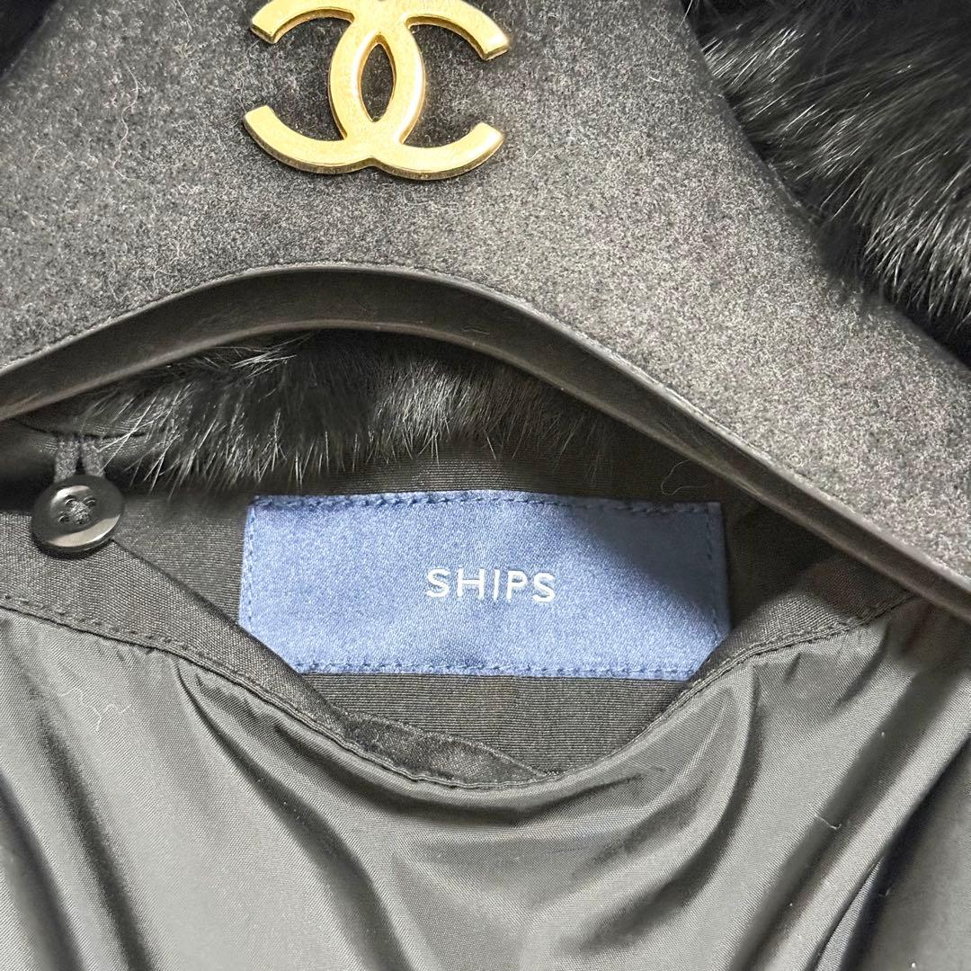 新品❤️SHIPS シップス　近年モデル　ライナーダウン　モッズコート　ファー