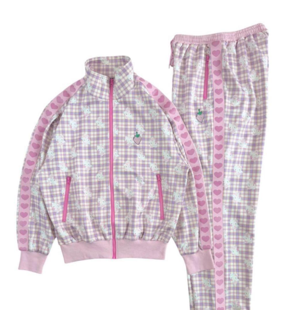 HEIHEI ハローキティ　ピンク　トラック　ジャケット　パンツ　上下セット