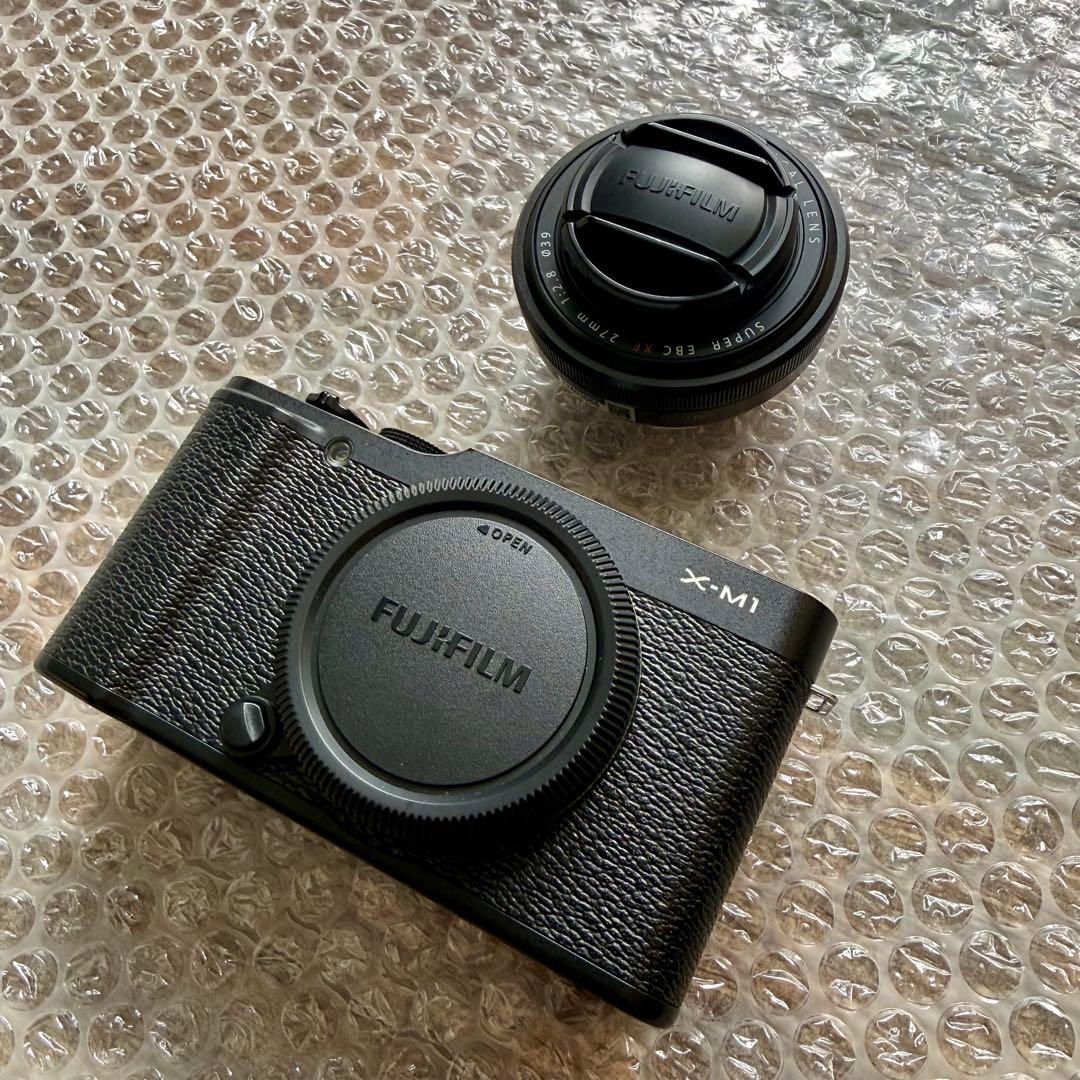 【ボディ&レンズ】X-M1&XF27mmF2.8 セット｜富士フィルム 一眼レフ