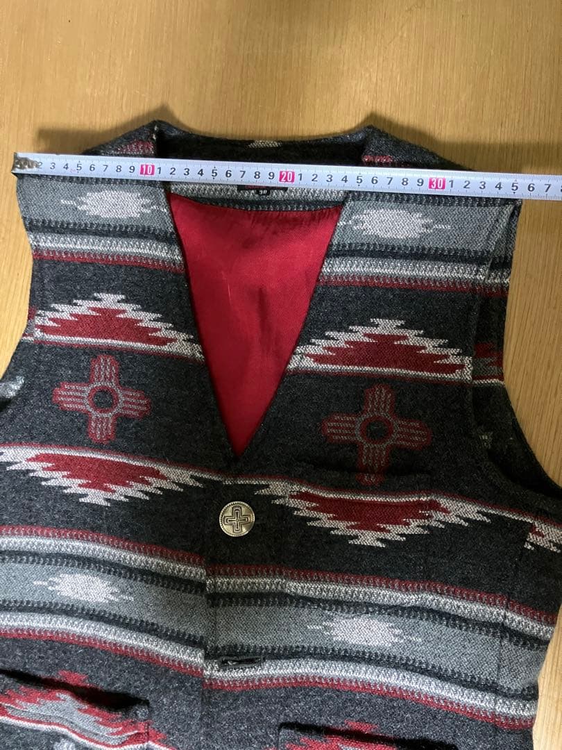 THE FLAT HEAD ブランケット ネイティブ ベスト サイズ38