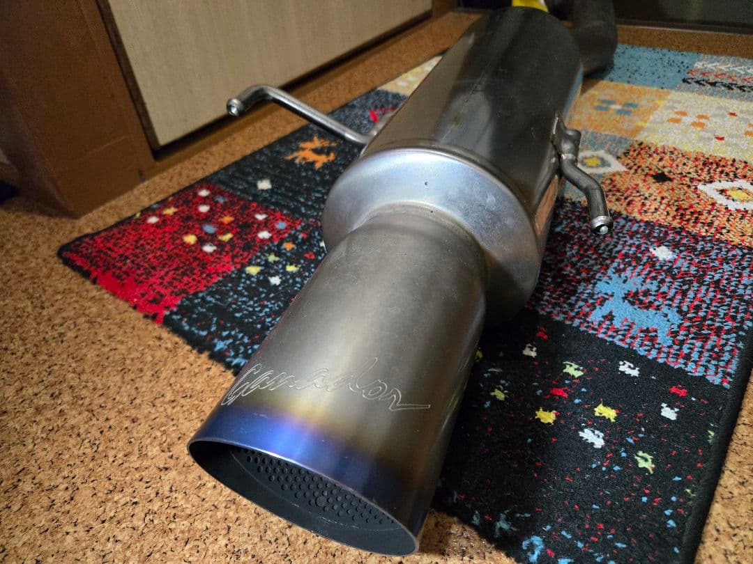 ガナドールレーシングチタン+もっと消音サイレンサー BE BH レガシィ用