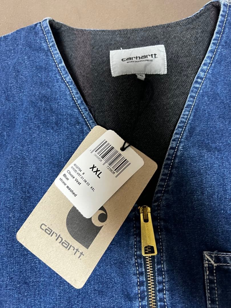 Carhartt デニムベスト XXL
