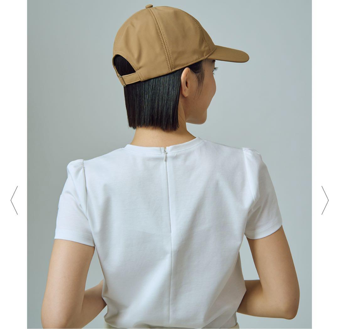 オンライン完売　ボーダーズアットバルコニー　キャップ　ベージュ