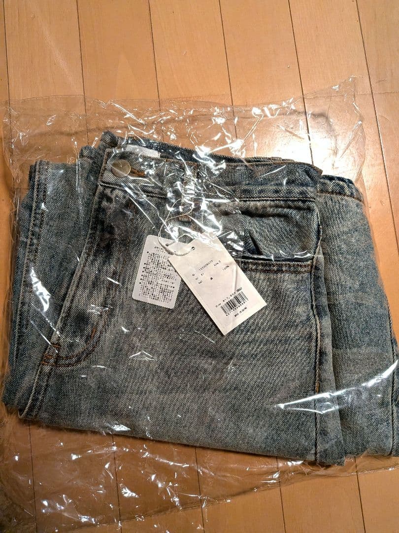 【未使用】AKTE バギートップデニムパンツ