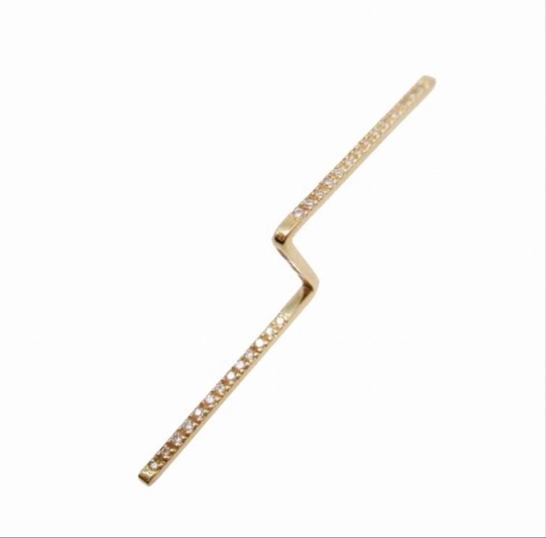 美品 SHIHARA Diamond Post Pierce 0102