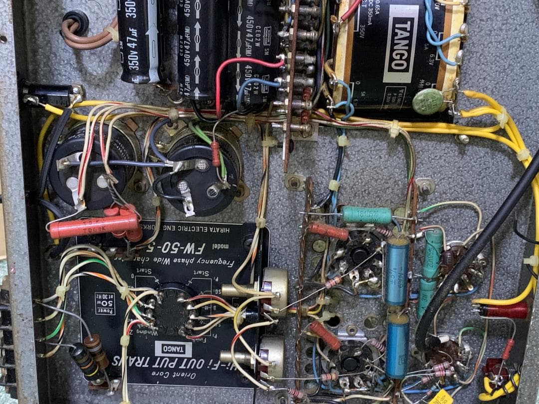 M6338 自作真空管アンプ TANGO ST-350 FW-50-5