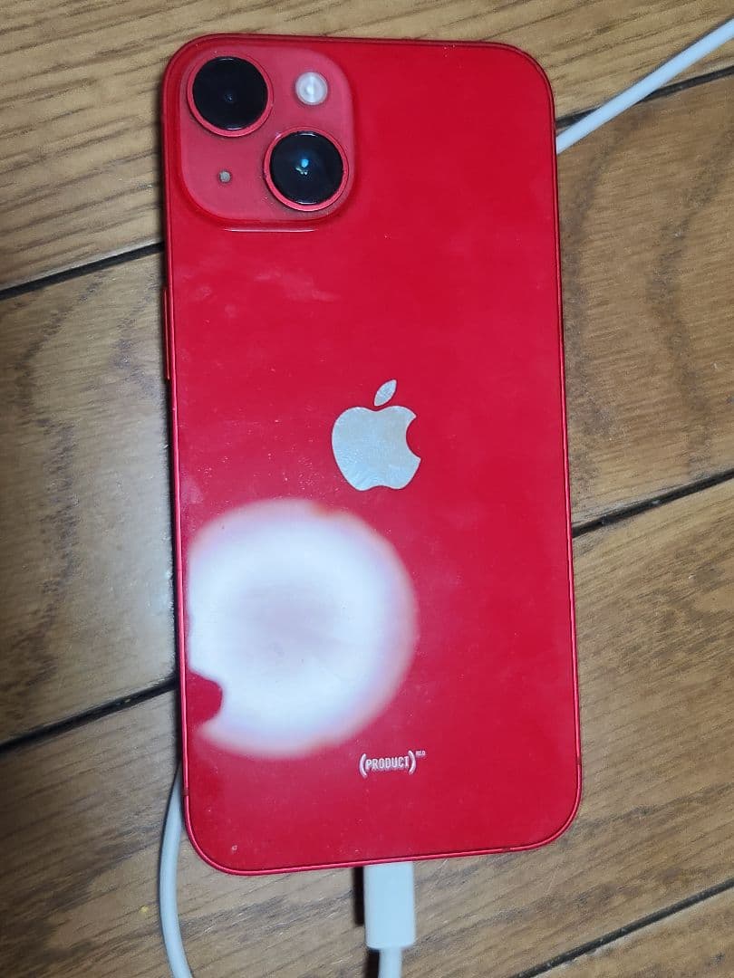 まーです。iphone 14 128GB レッド　訳あり