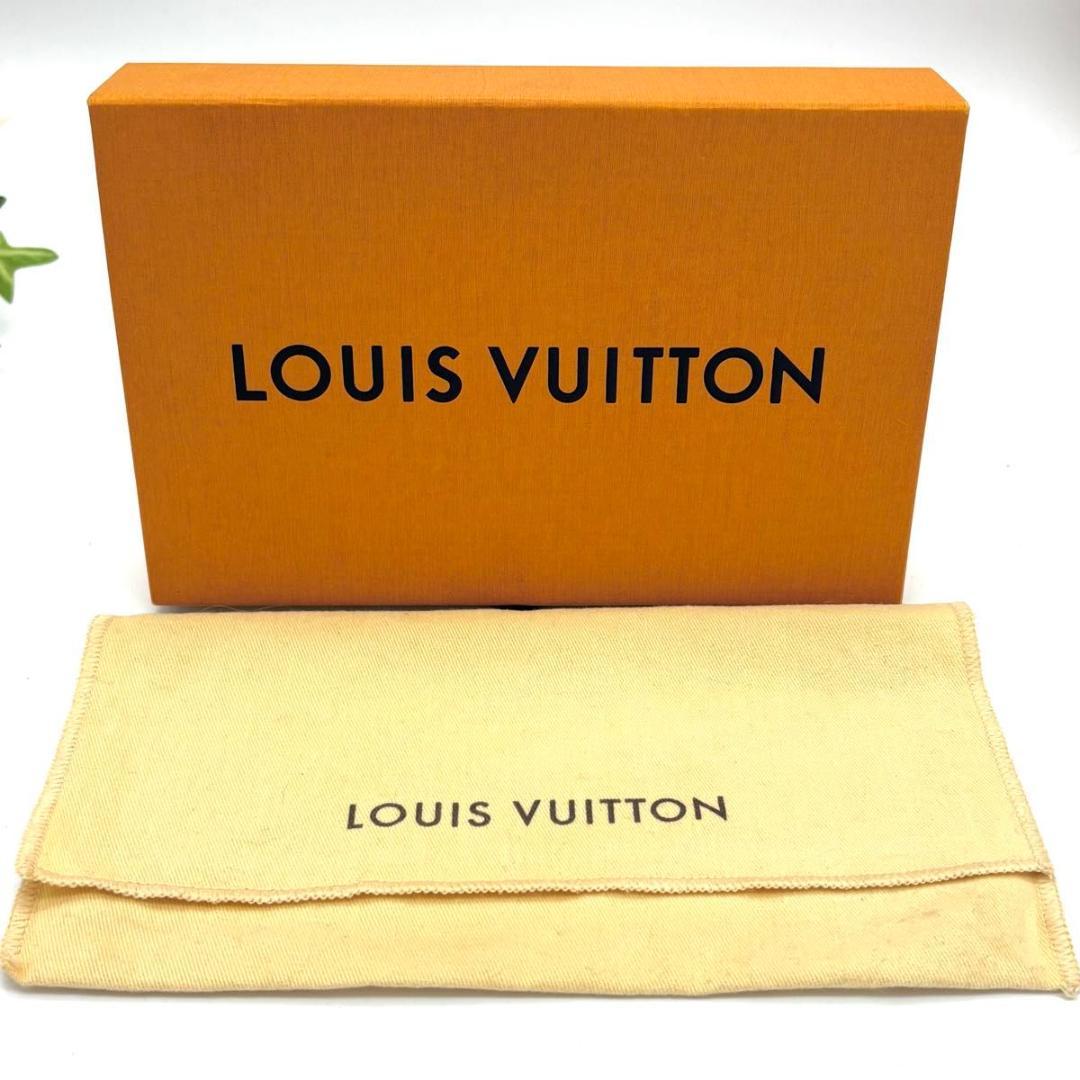 ♡三毛猫♡　ルイヴィトン アエログラム ポルトフォイユ ブラザ NM 黒