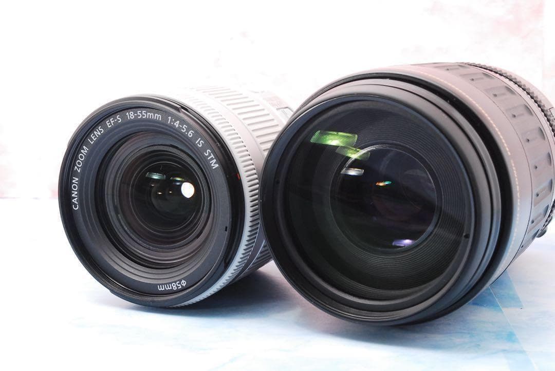 Canon kiss X9☆シルバー☆一眼レフカメラ★高性能STM＆超望遠