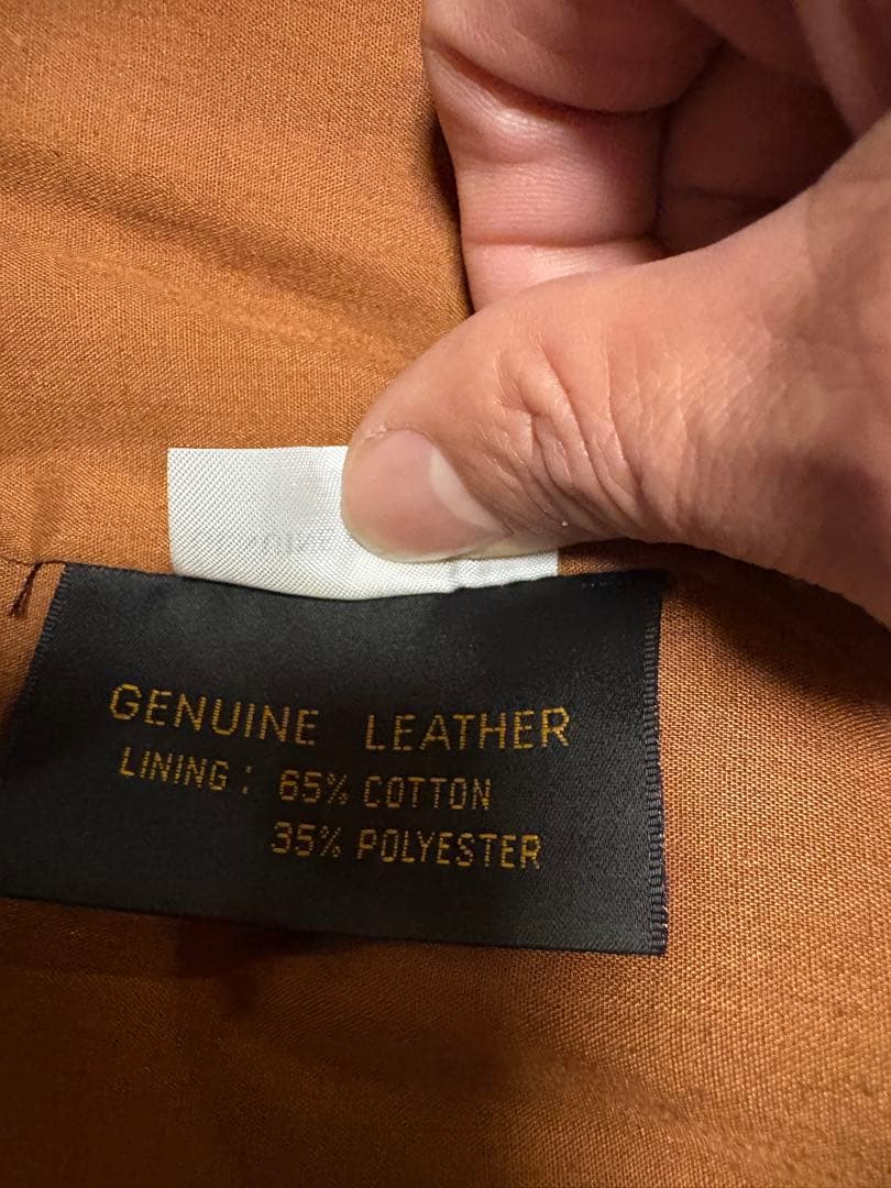 レザー TYPE A-2 ジャケット パッチ付き