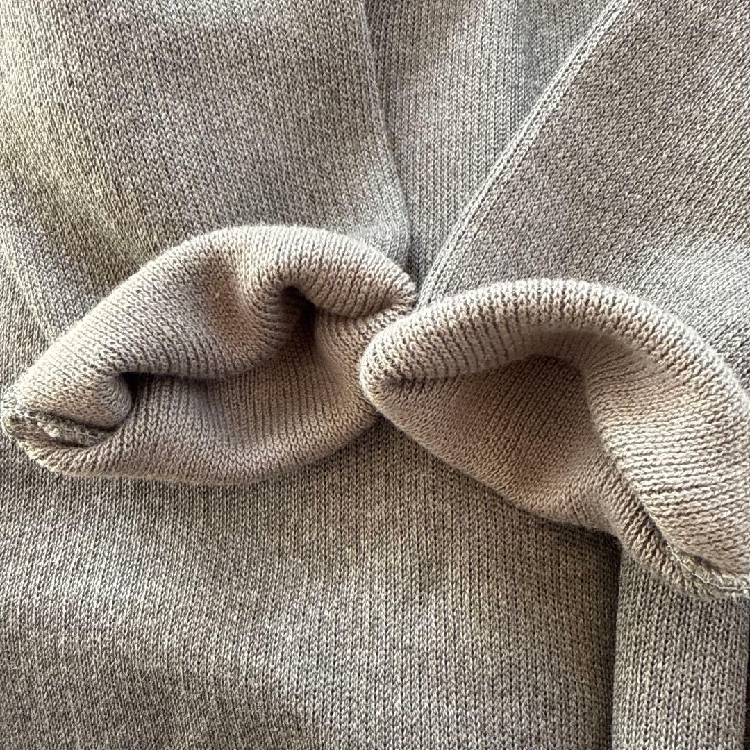 ドゥーズィエムクラス Twins cottonショートガウン コットン グレー