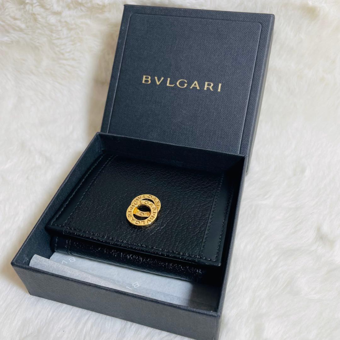 新品未使用　BVLGARI 箱付ドッピオトンド　ケース　ブラック　希少